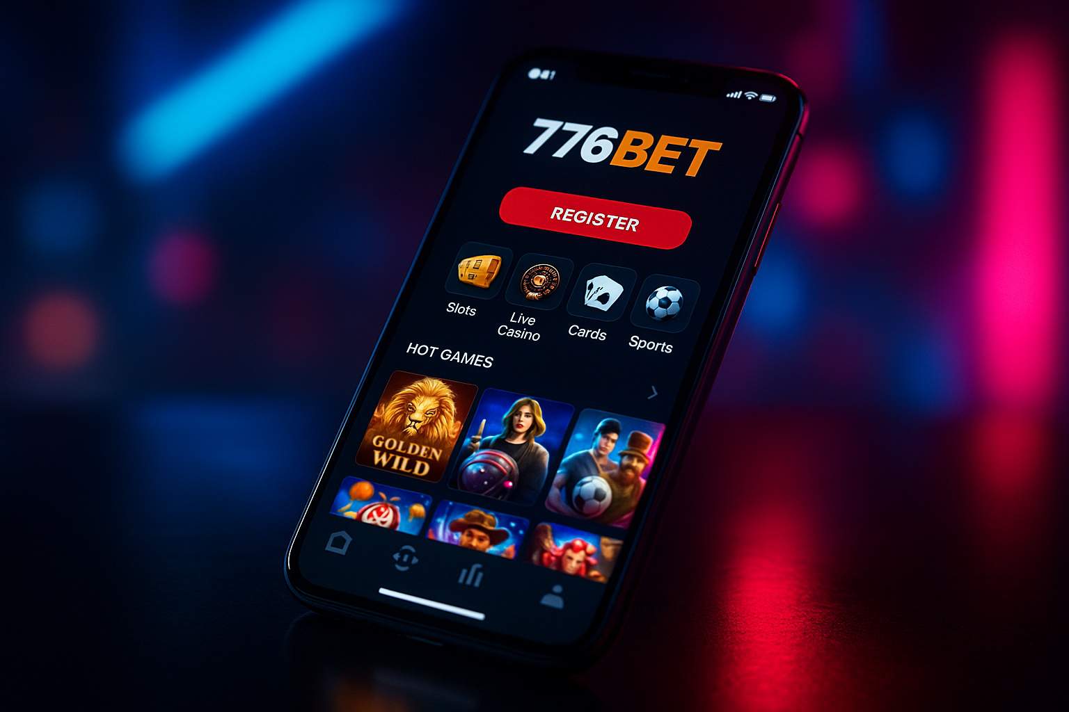 Baixar o 776BET Cassino App